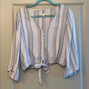 American Eagle Tie Blouse